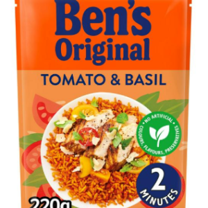Ben's Original Tomato & Basil Microwave Rice 220g