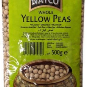 NATCO WHOLE YELLOW PEAS 500G