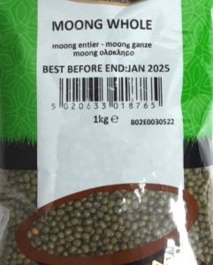SANAM MOONG WHOLE 1KG