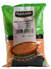 SANAM RED SPLIT LENTILS 2KG