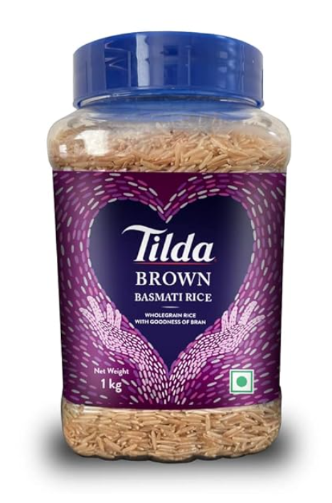 Tilda Wholegrain Brown Basmati Rice 1kg