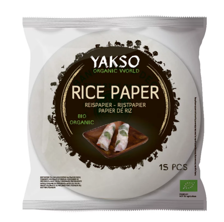 Yakso Organic Rice Paper 150g
