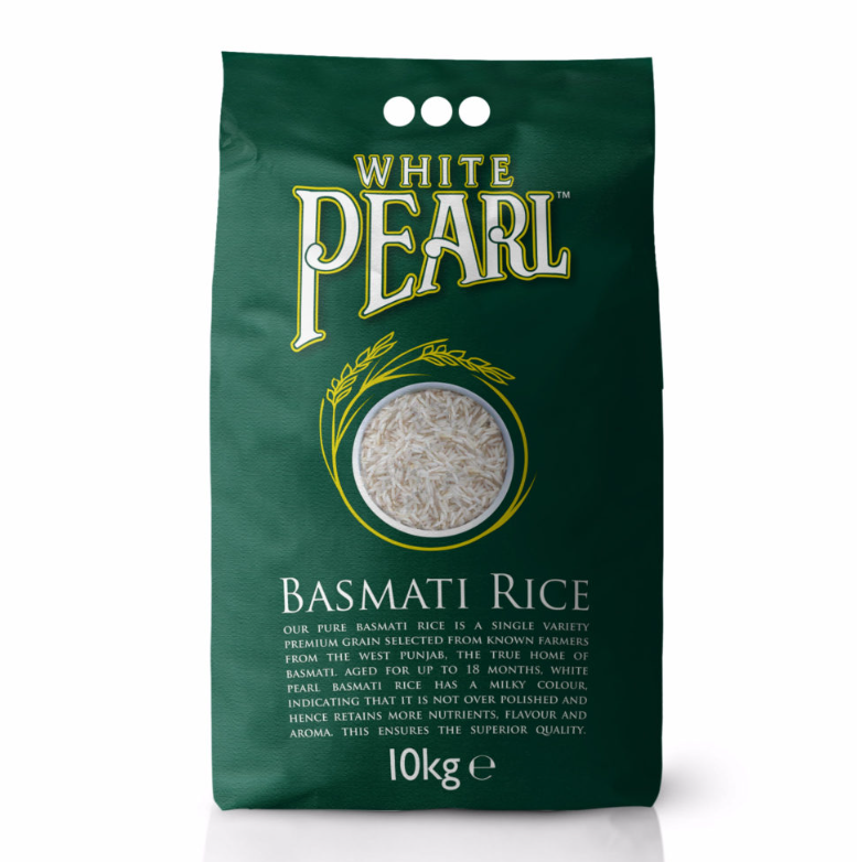 White Pearl Premium Basmati Rice 10Kg